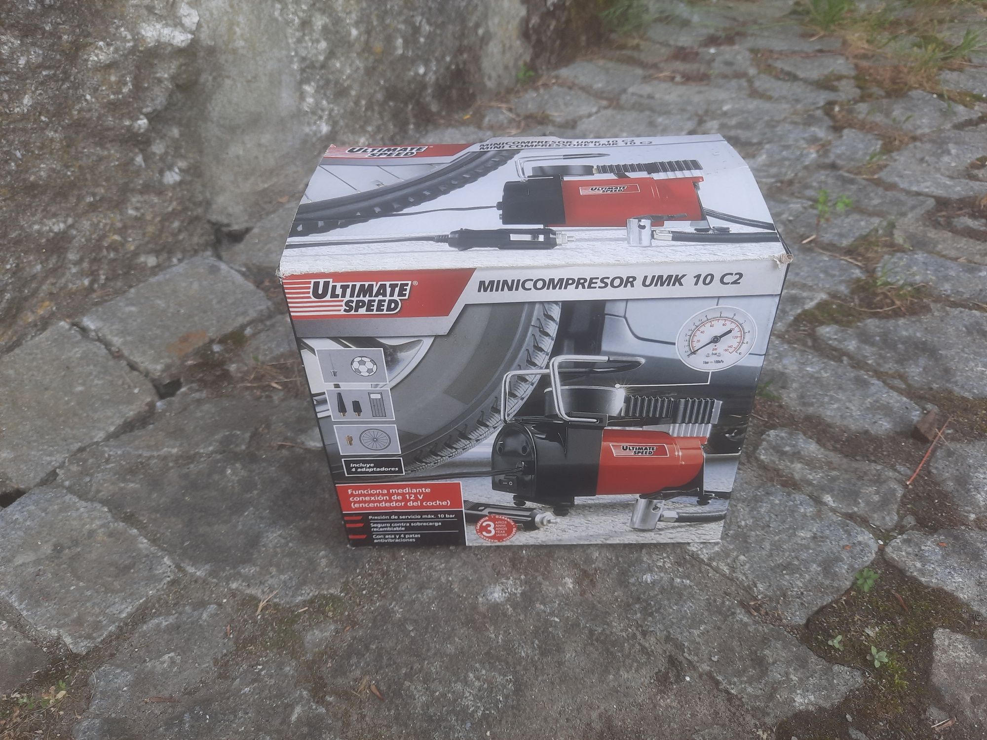 Compressor de ligar ao isqueiro