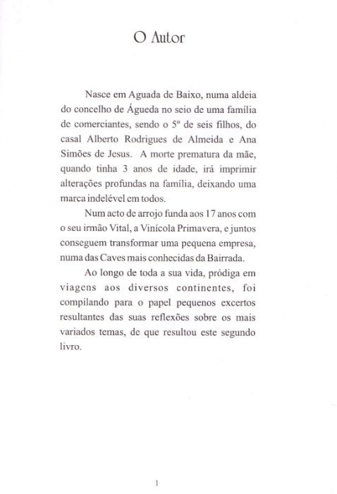 Livro 'O Sentimento e a Verdade' de Lucénio de Almeida.