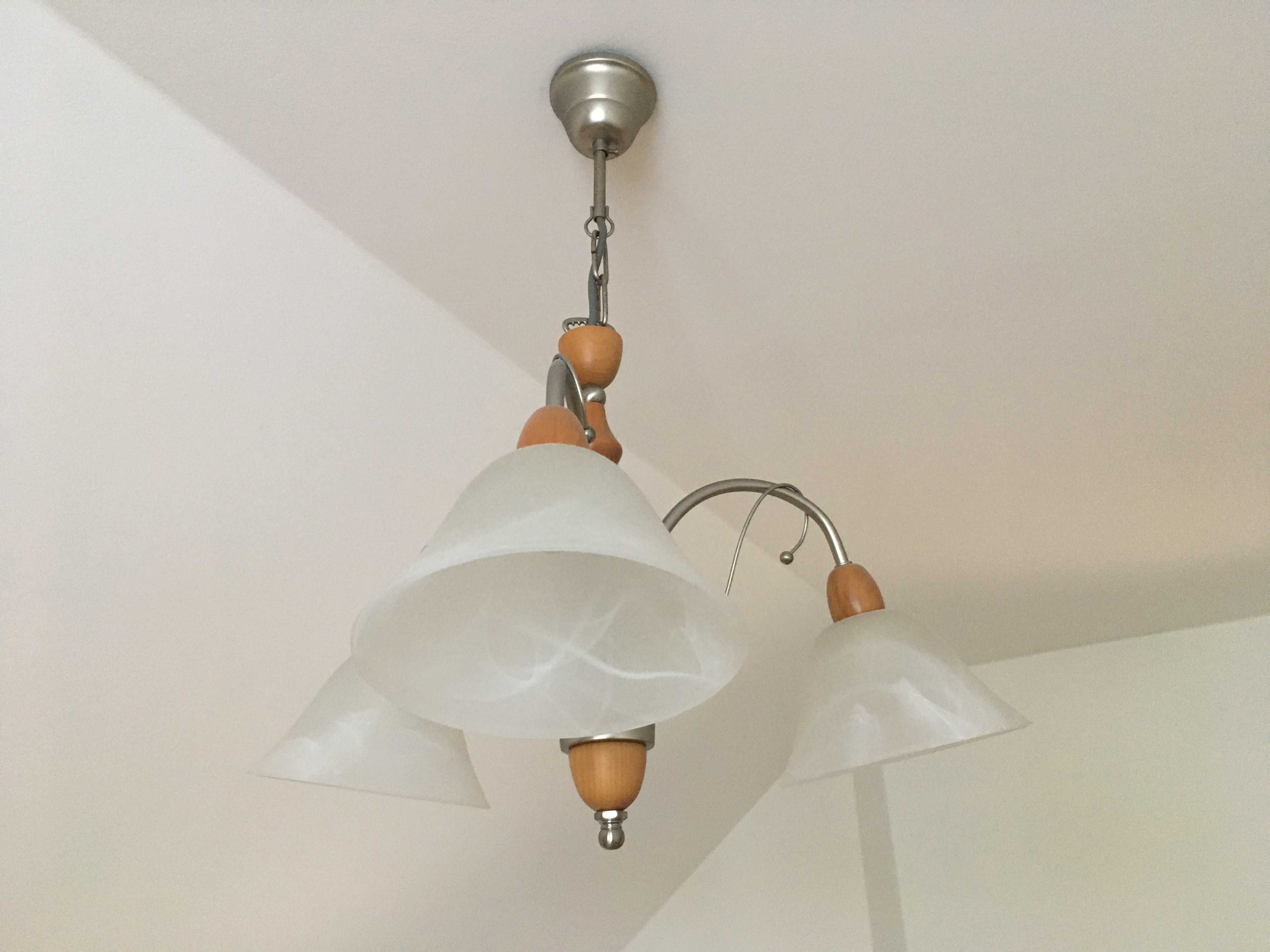 Lampa sufitowa żyrandol do salonu