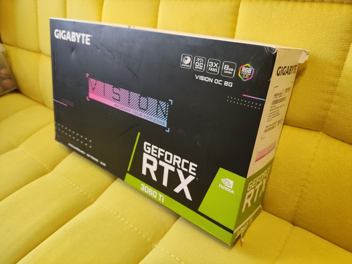 Видеокарта Geforce RTX 3060 Ti Gigabyte Vision