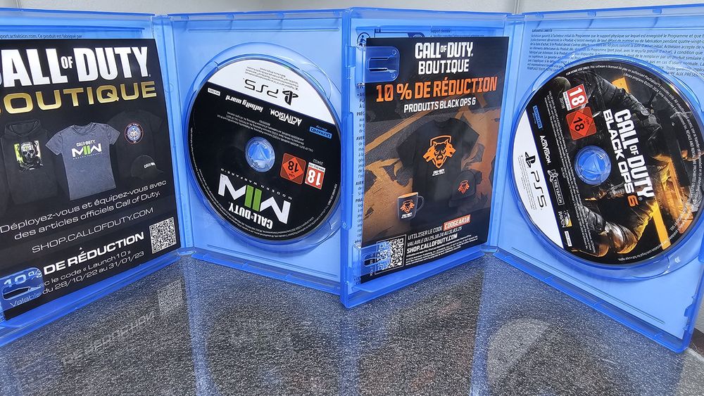 Pack 2X Call of Duty Modern Warfare II MW2 Black Ops 6 VI PS5