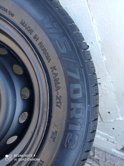 Запаска, диск, резина,колесо в сборе.R13 ВАЗ 4×98