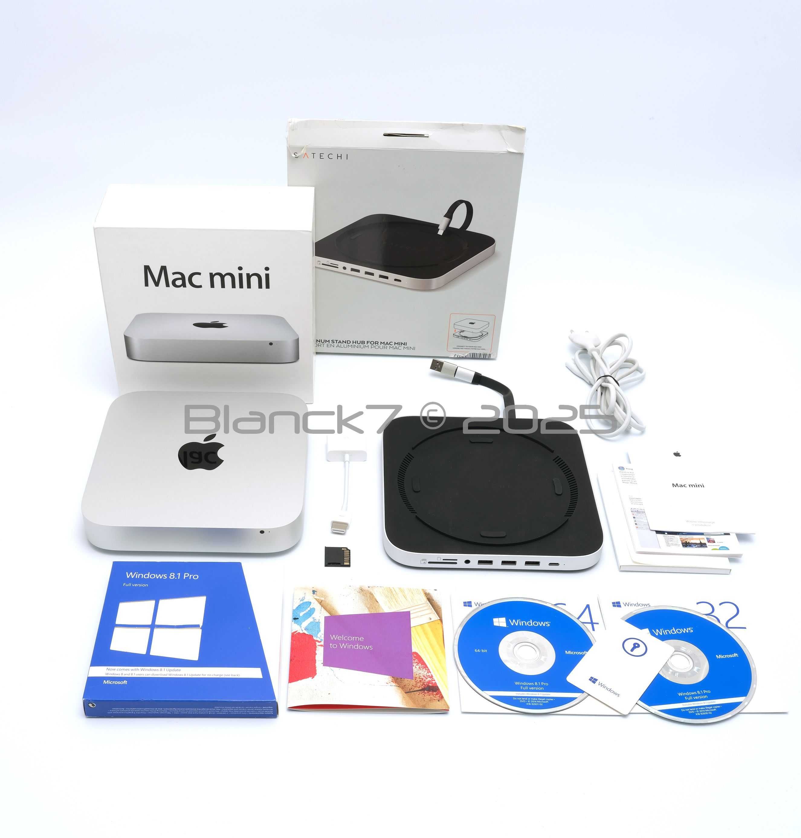 Mac Mini A1347 i7 16Gb RAM 1,5Tb dysk SSD + HDD Windows 8.1  Pro