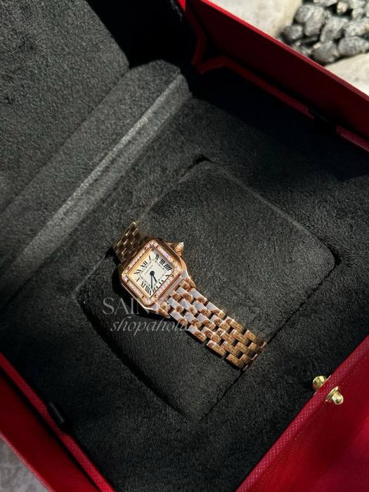 В наличии часы Cartier Panthere small Картье смол розовое золото