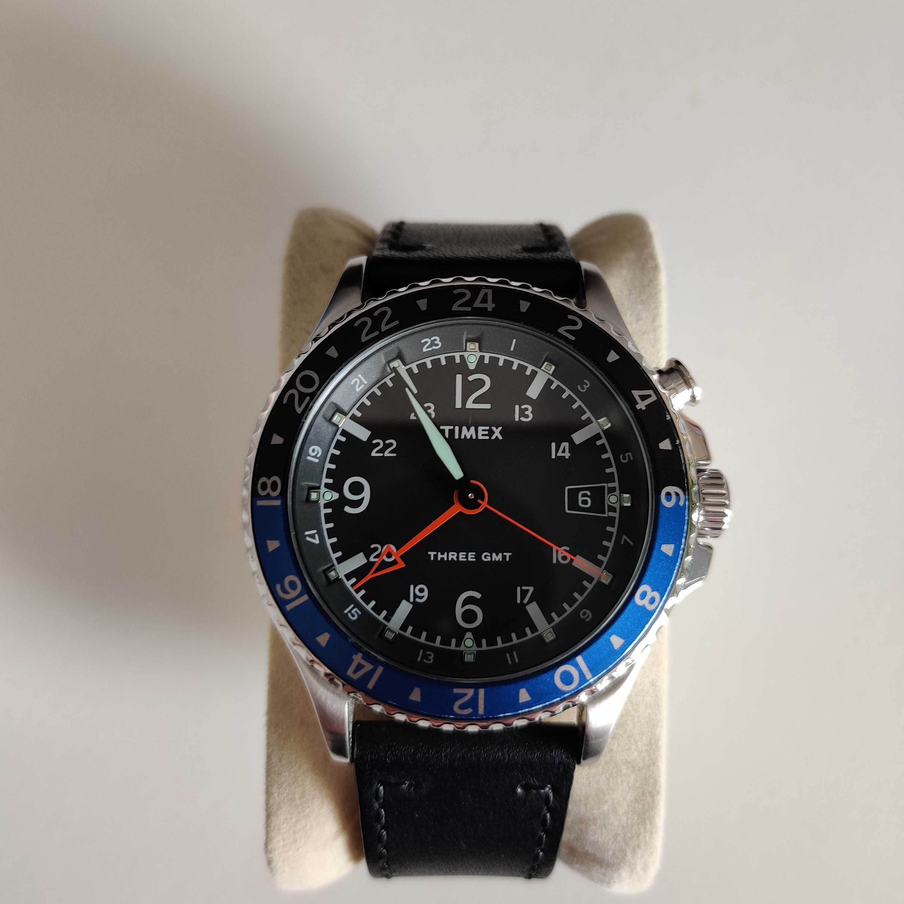 Zegarek Timex Three GMT IQ TW2R43600 / Seiko / Orient / Casio