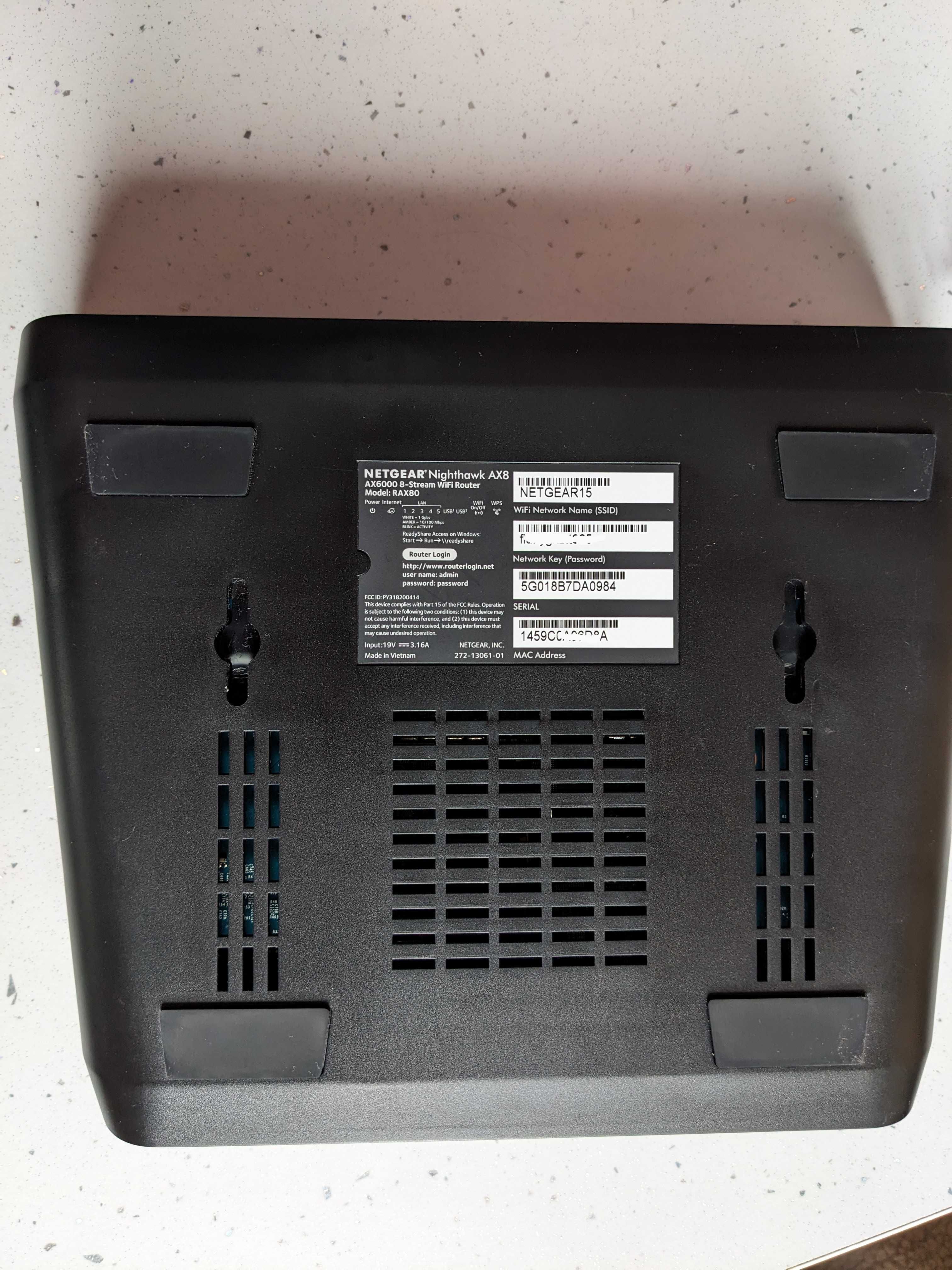 Netgear Nighthawk RAX80 WiFi 6