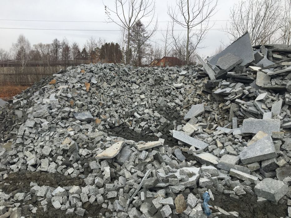 Бут. Бутовий камінь, Шашко відходи. Відсипка.