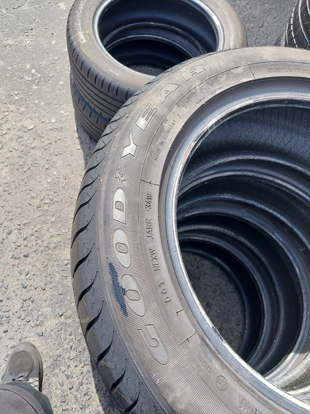 Opony używane 205/60/16 goodyear 4x6 mm 2019