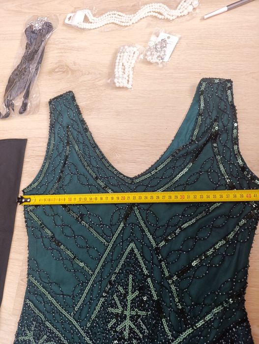 Przebranie karnawalowe sukienka lata 20-30 rozmiar M