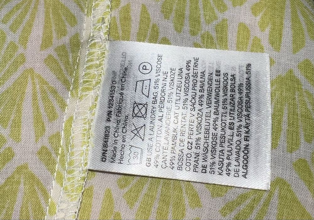 Zara luźna wzorzysta sukienka na ramiączkach xs s
