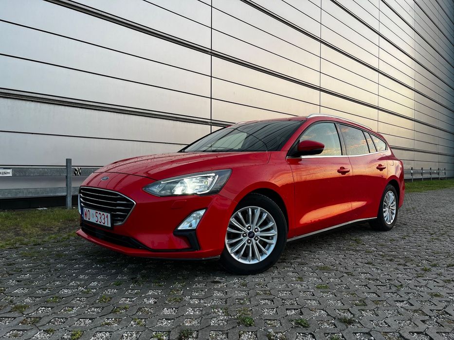Ford Focus TITANIUM, 1 właściciel, ASO, FV23, LED, Navi, Keyless