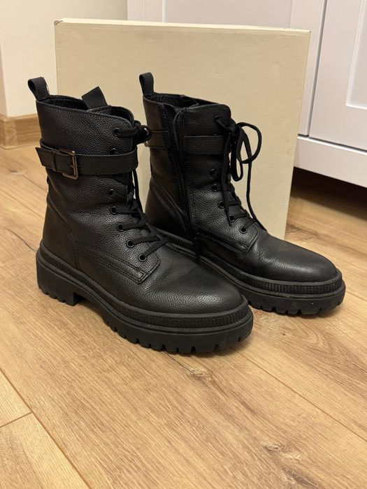 Trzewiki skórzane ocieplane Lasocki 39