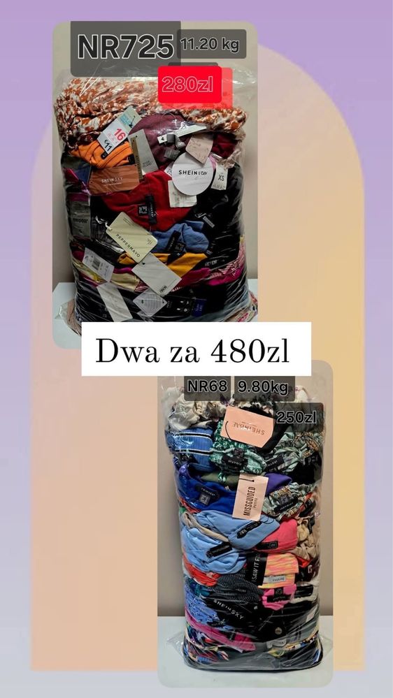 Odziez damska pakiett