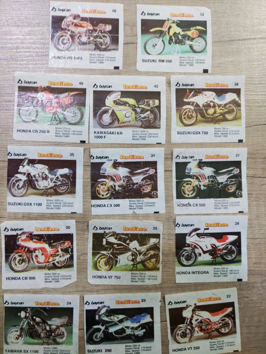 Фантики-вкладиші Turbo та baycan