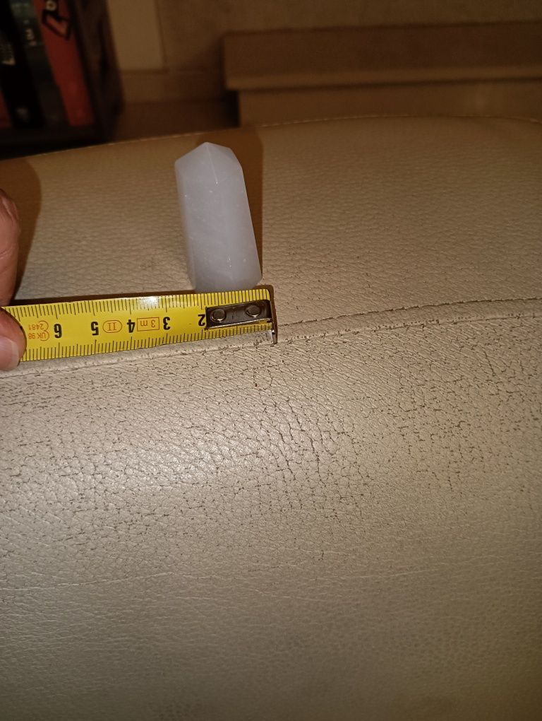 Selenite ponta obelisco