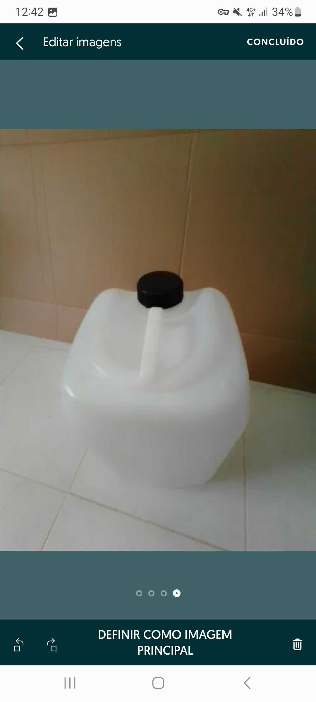 20 bidons bidões de 5 litros