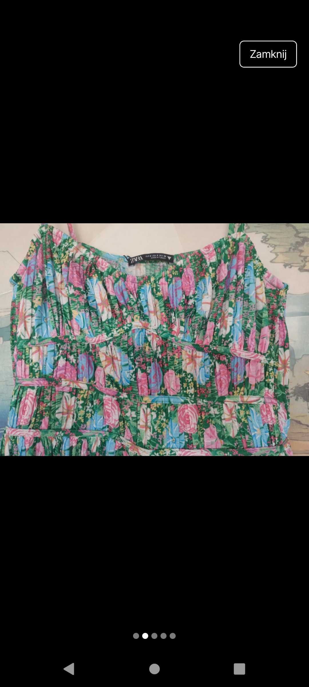 Sukienka midi ZARA