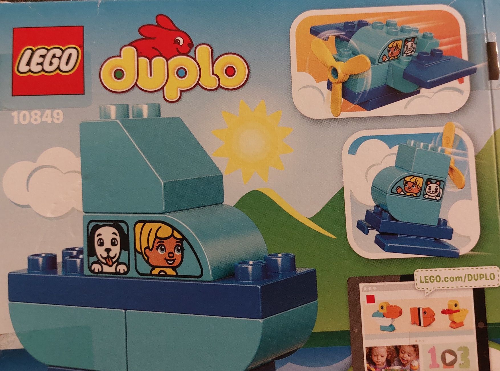 Klocki lego duplo Zestaw 10849 Mój pierwszy samolot