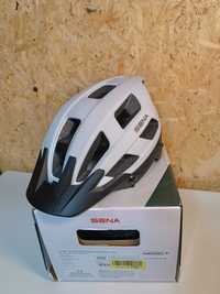 Sena M1 EVO Smart kask rowerowy górski (matowa biel, L 59-63 cm )