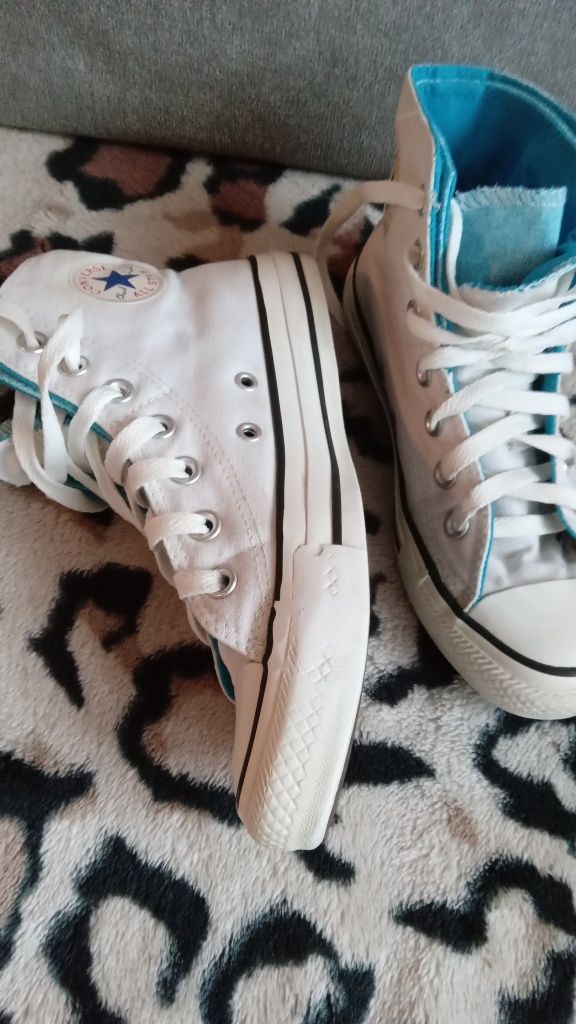 Białe Conversy za kostkę Chuck Taylor 36,5/37