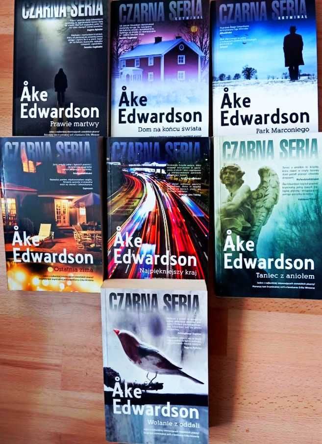 Ake Edwardson  7 książek  [ Czarna seria - kryminał skandynawski]