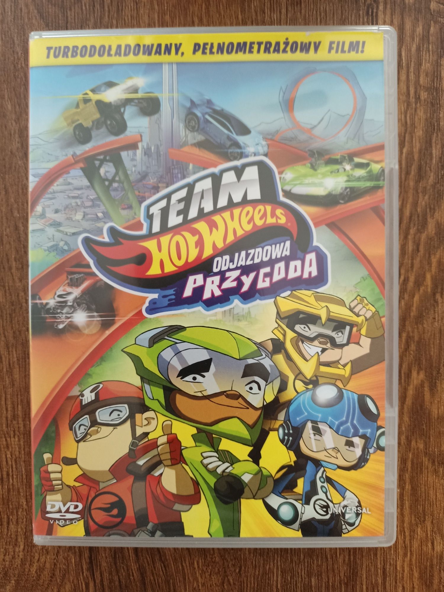 Dvd team hot wheels odjazdowa przygoda