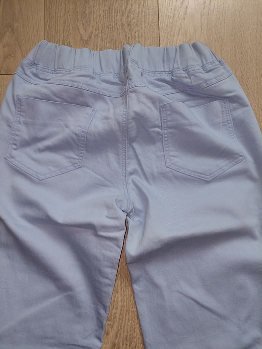 Błękitne tregginsy damskie r. 38