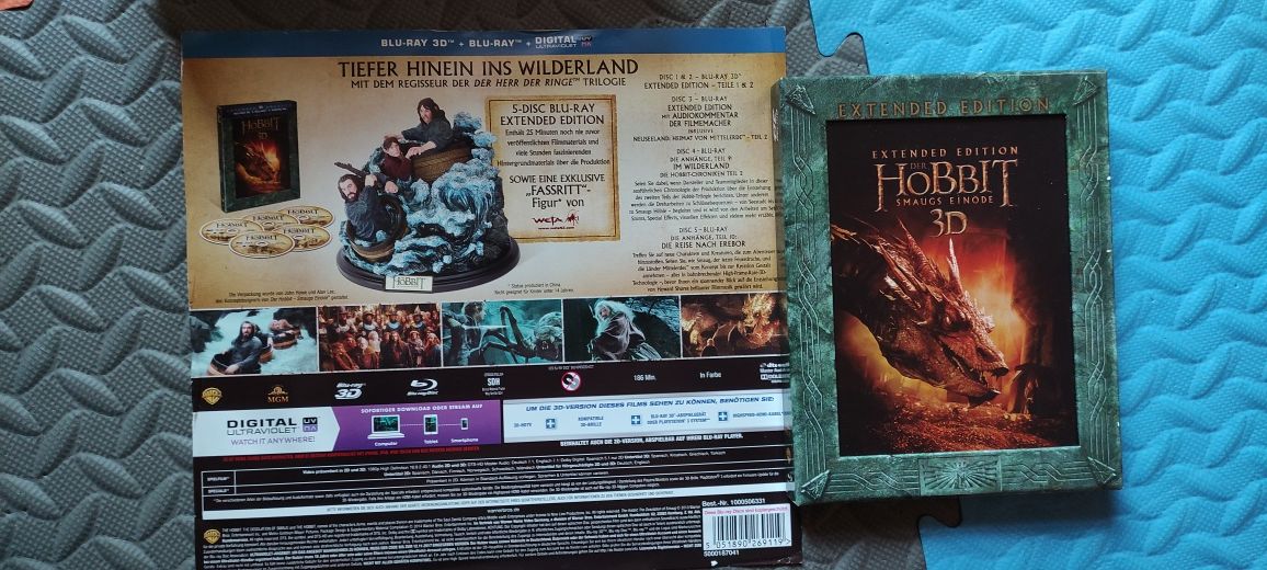 Hobbit -pustkowie Smauga Blu-Ray extended