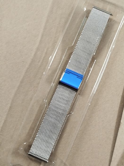 Pasek metalowy kolor srebrny 20mm (v13)