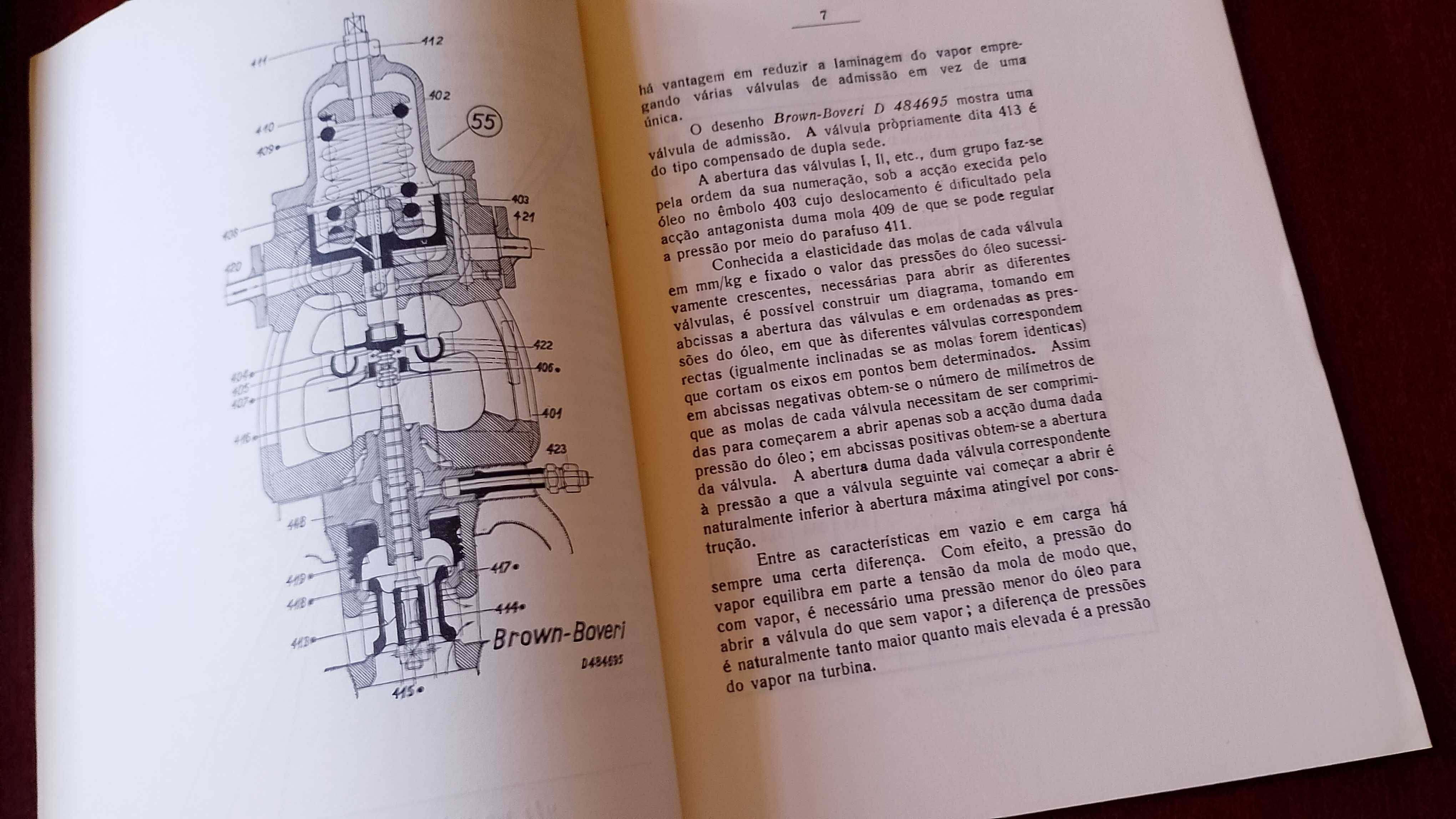 Regulação das válvulas duma turbina de vapor 1948 "Tese"