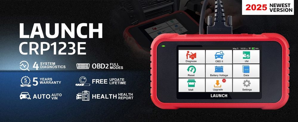 LAUNCH CRP123E + funkcje specjalne + dożywotnie bezpłatna aktualizacje