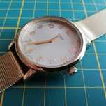 Zegarek damski TIMEX złoty podświetlenie tarczy indiglo
