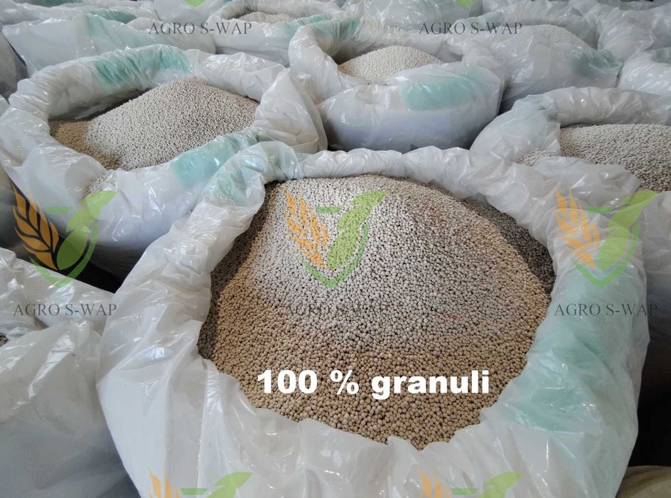 Wapno nawozowe granulowane premium.