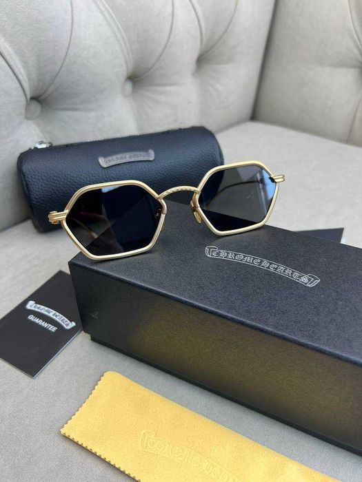 Мужские очки Chrome Hearts темные очки Хром Хартс солнцезащитные g235