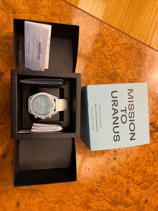 Omega x Swatch MoonSwatch: Uranus Mission – A Stylish Ice Odyssey