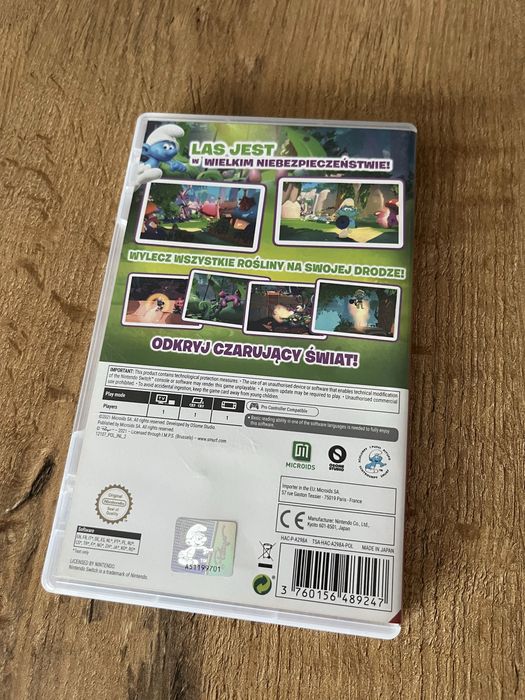Smerfy misja złoliść nintendo switch