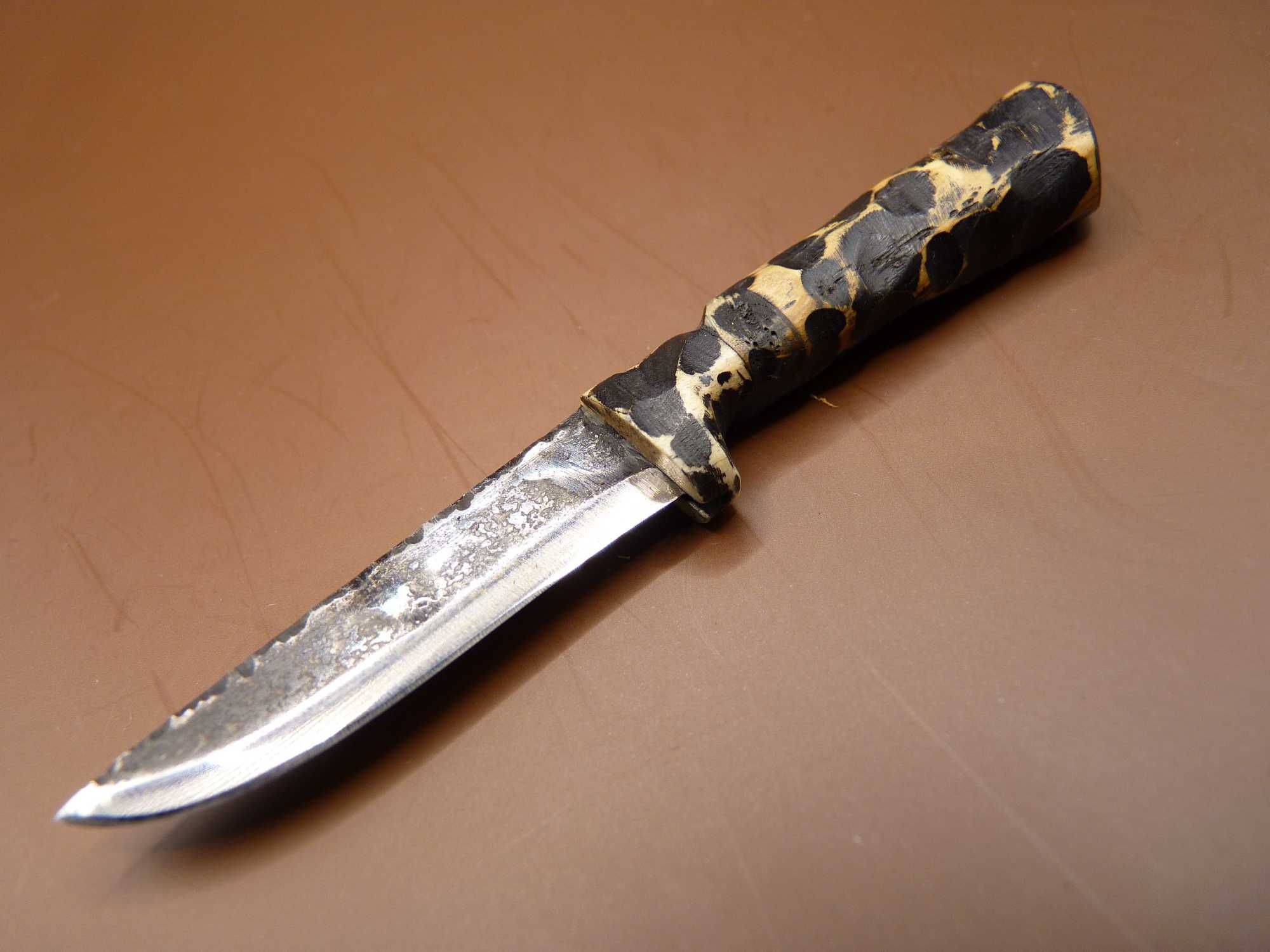 Nowy nożyk ręcznie robiony edc custom