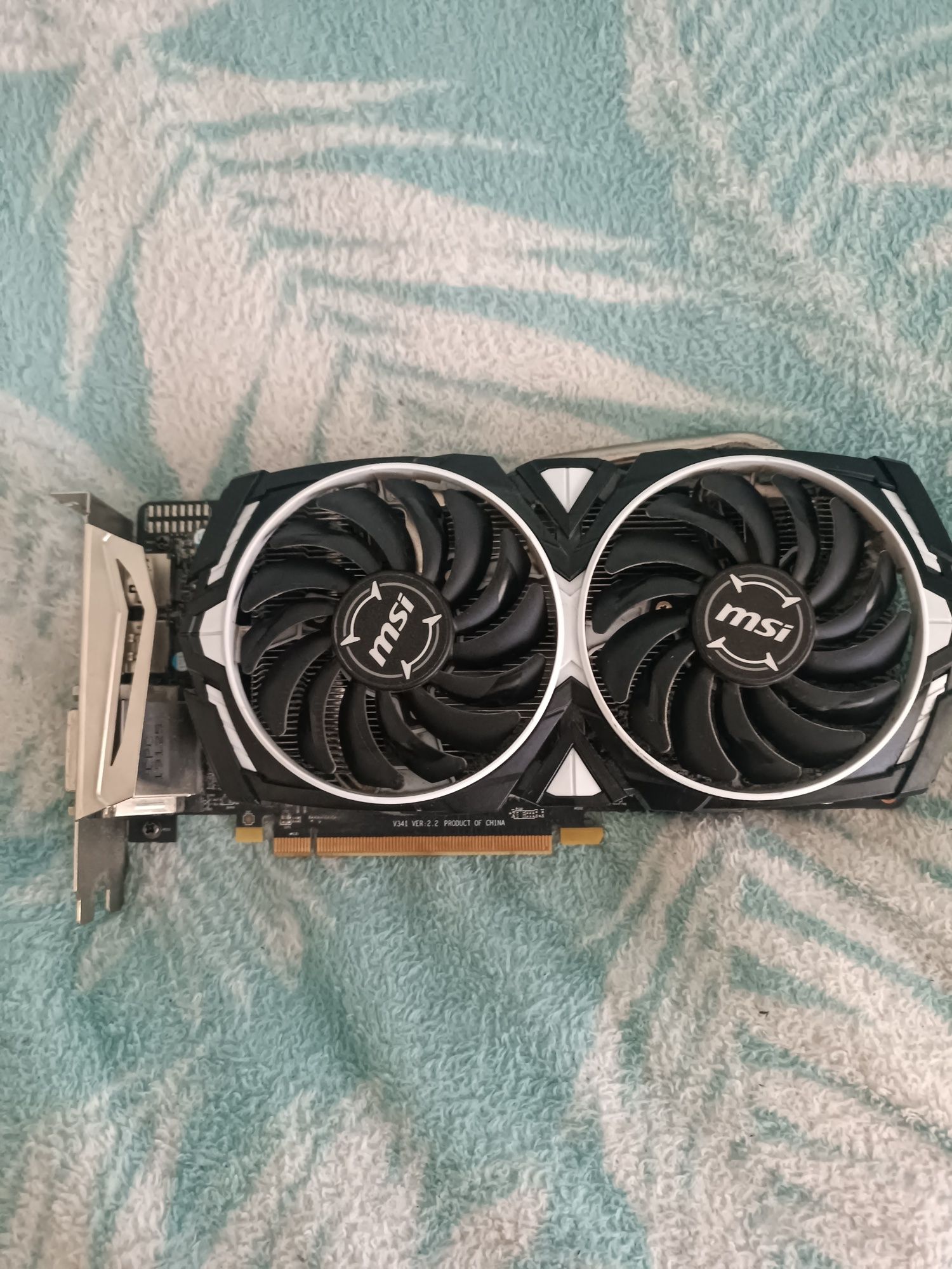 Karta graficzna RX 570 8 GB uszkodzona
