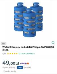 Nowe Wkład filtrujący do butelki Philips AWP287/58 3 szt.