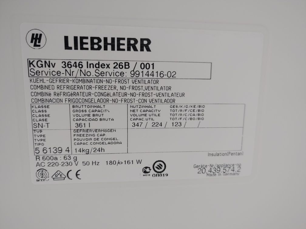 Lodowka Liebherr