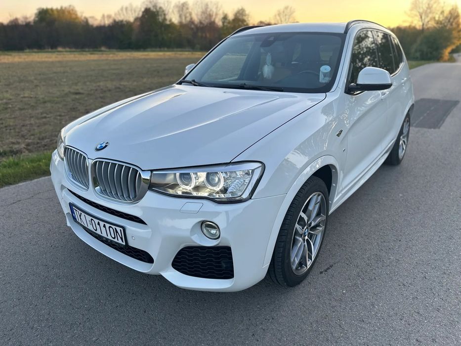 BMW X3 Właściciel, Bezwypadkowy, M-sport, Salon Polska, Biała perła, Webasto