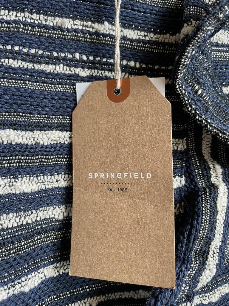 Vestido azul, curto,  tamanho 42, nunca usado - marca Springfield