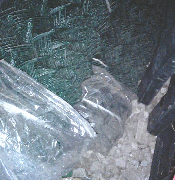 Siatka pleciona, ocynkowana i powlekana PVC, zielona