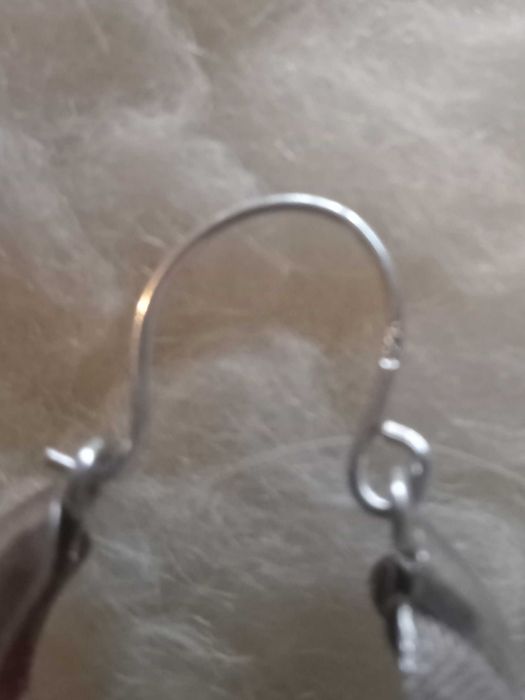 Duże modne, kręcone koła podwójne kolczyki próby 925