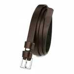 Beltimore 95 110 pasek skórzany damski brązowy wąski slim elegancki