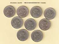 Moedas de 50 centavos anos 60