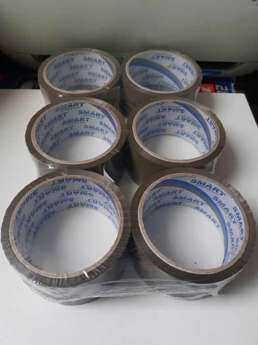 Taśma klejąca Smart 12sztuk szara