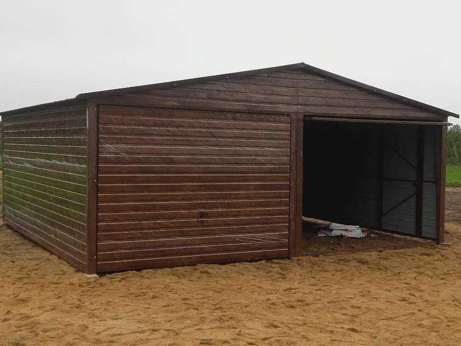 Garaż blaszany 4x6, garaże blaszane drewnopodobne,3x5,3x6,6x5,6x6