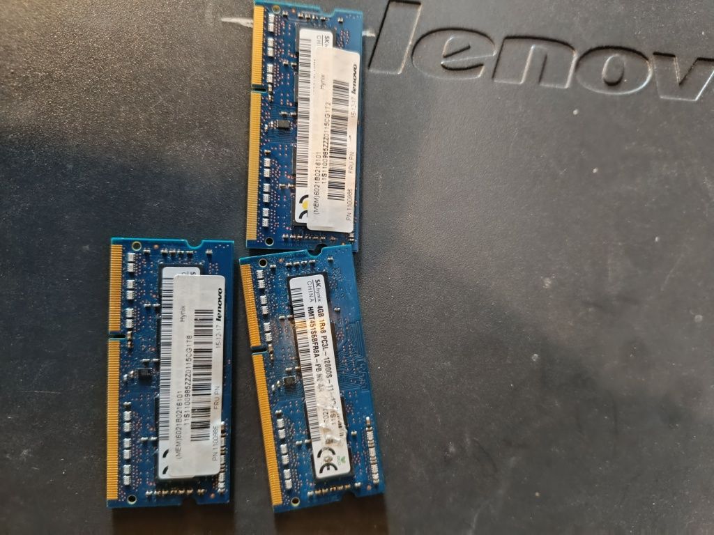 Pamięć RAM DDR3 do laptopa 4gb 3 kosci
