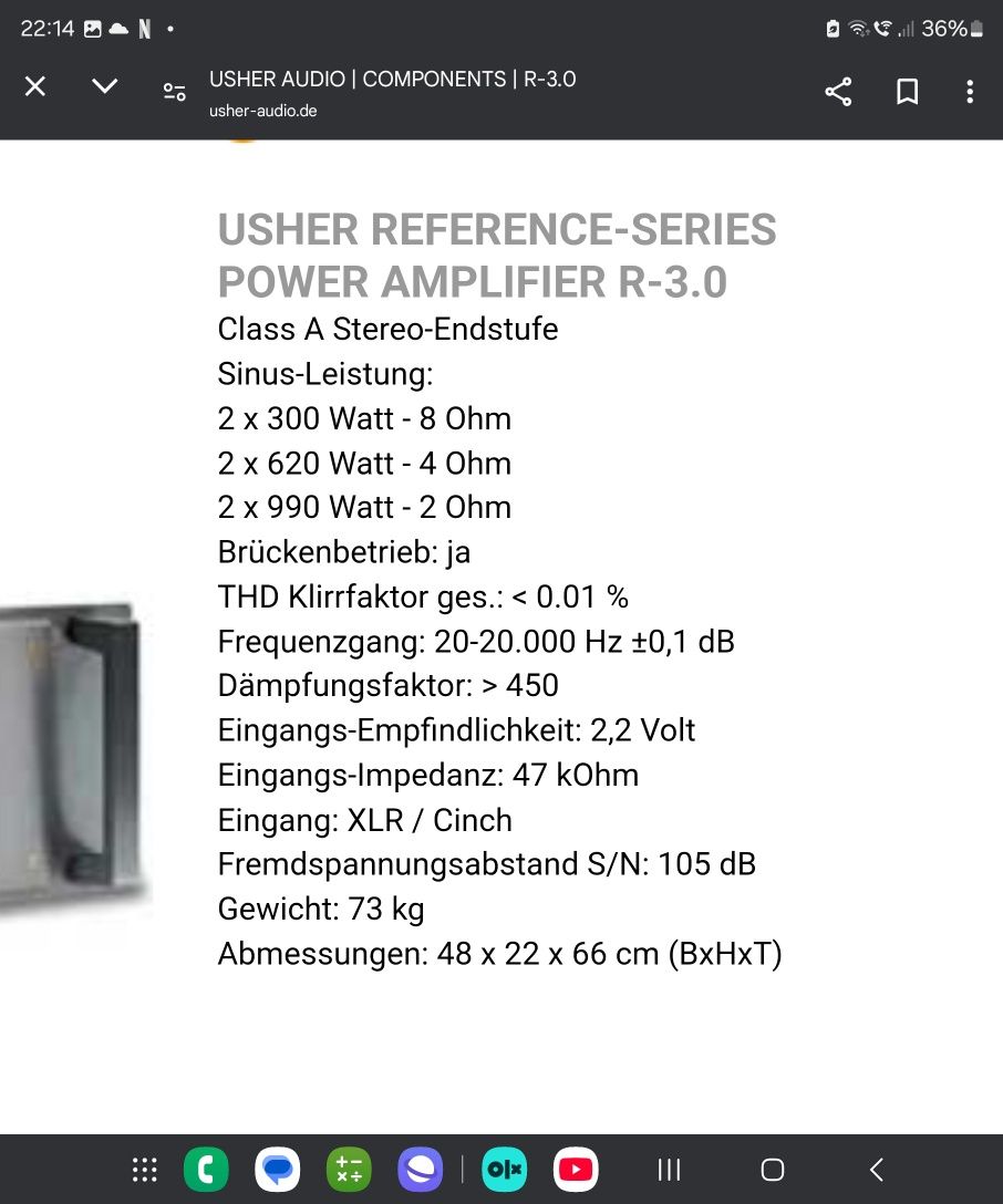 Końcówka mocy Usher 3.0s 300W